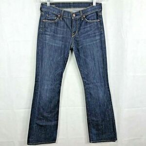 Citizens Of Humanity Jeans Womens Sz 27P Petite‎ Dark Wash Blue Dita Bootcut
